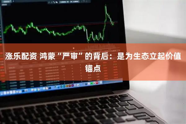 涨乐配资 鸿蒙“严审”的背后：是为生态立起价值锚点